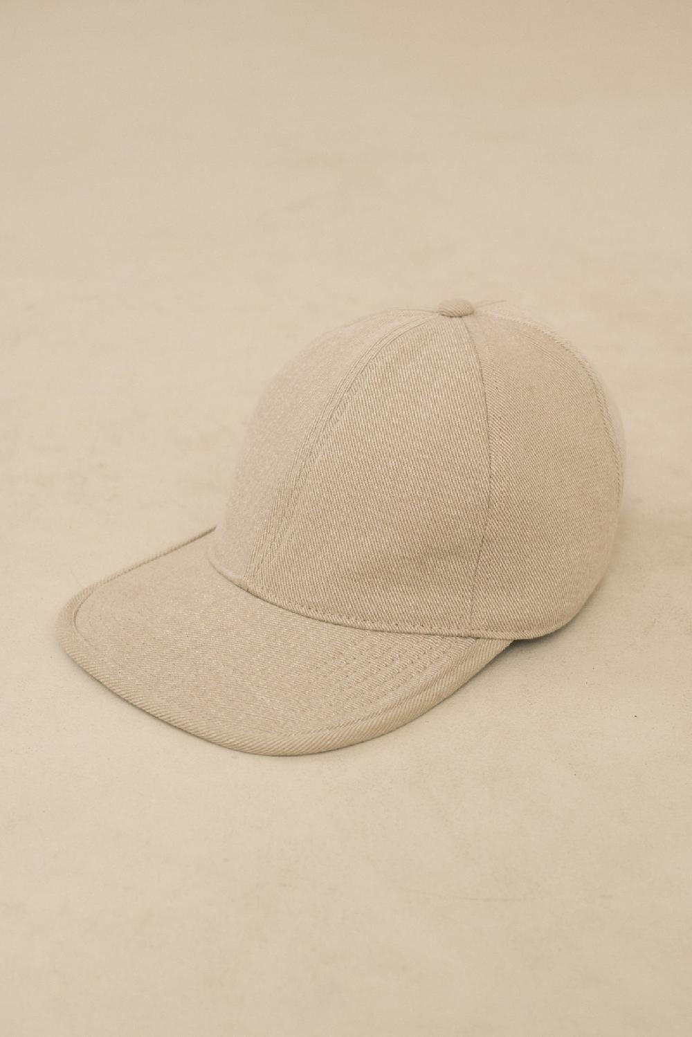 lauren manoogian TWILL SOFT CAP WASHED KHAKI