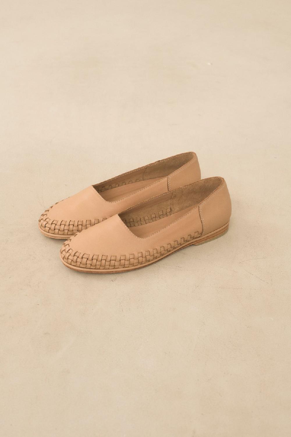 lauren manoogian WEAVE SHOE NATURAL