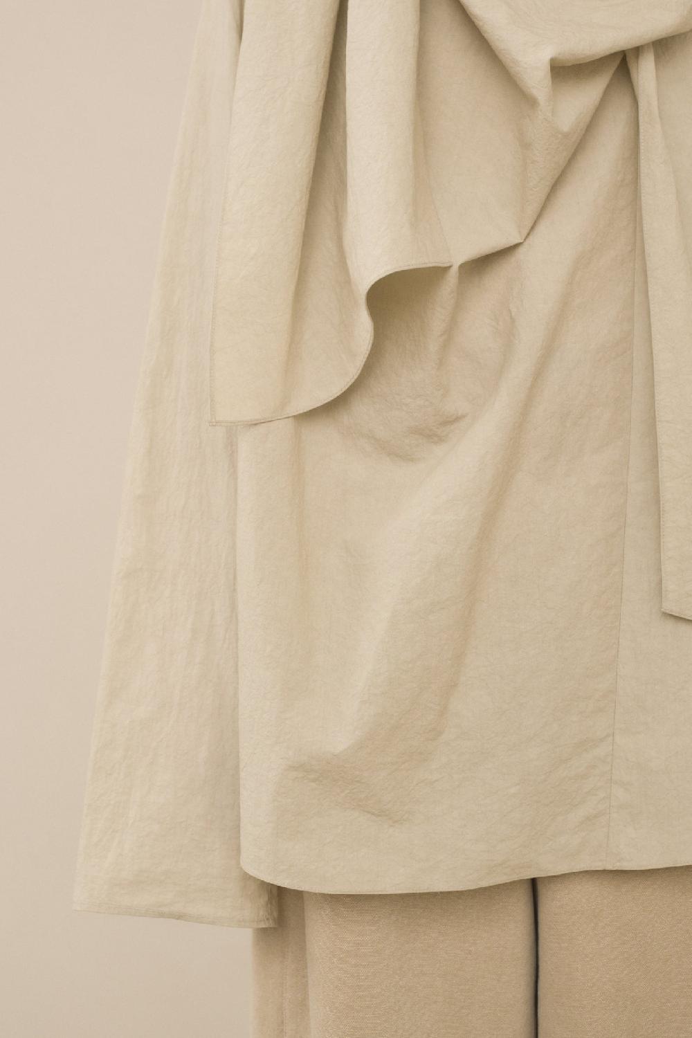 Lauren Manoogian WRAP TOP LIMEWASH