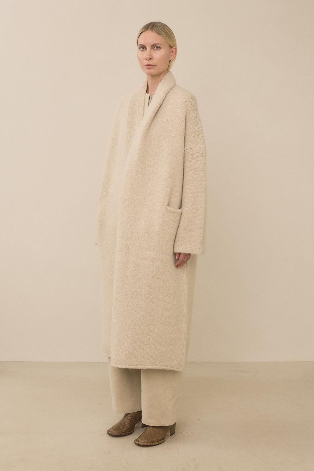 Lauren Manoogian LONG SHAWL CARDIGAN ANTIQUE MELANGE