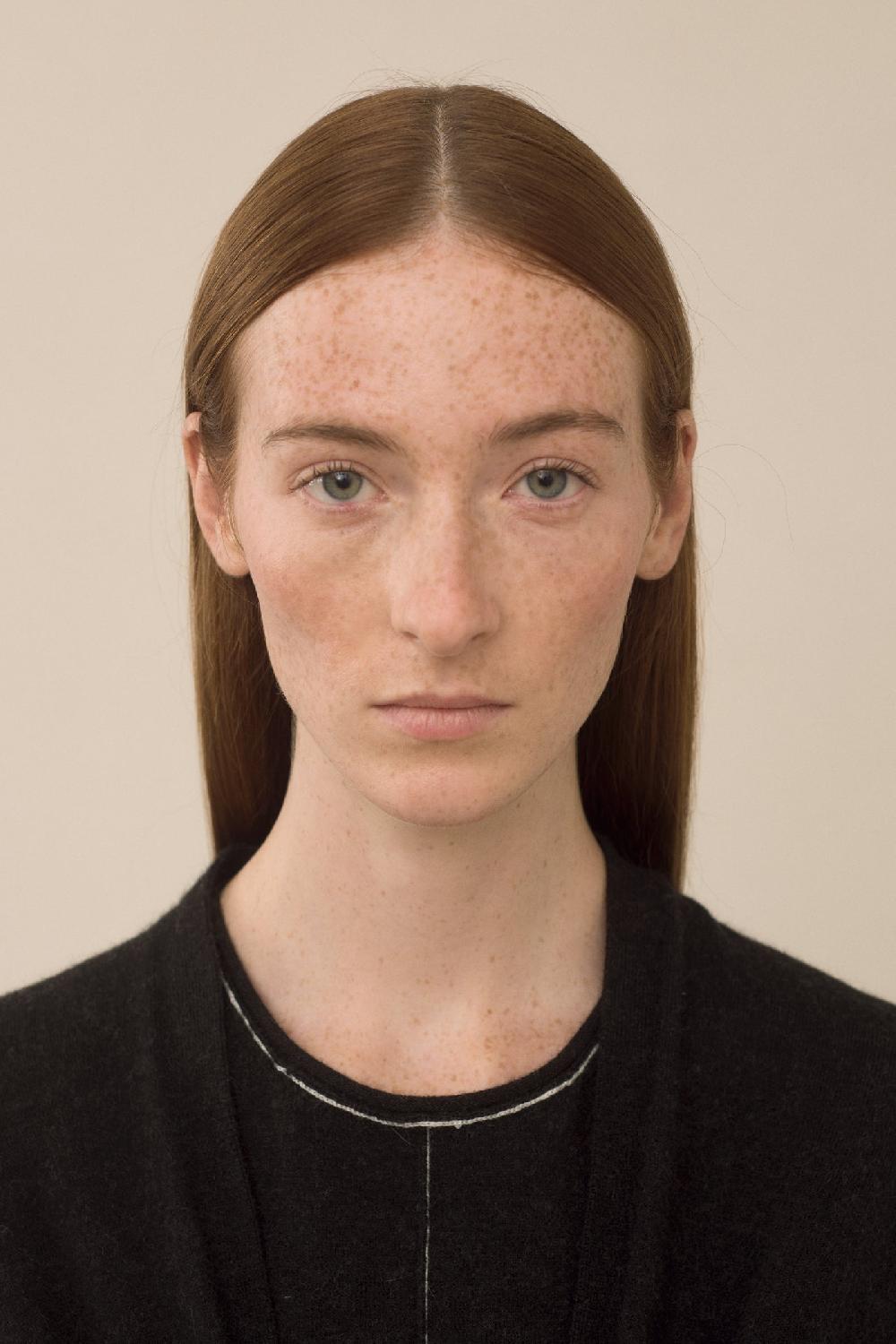 Lauren Manoogian STITCH BUTTON CARDIGAN BLACK MELANGE