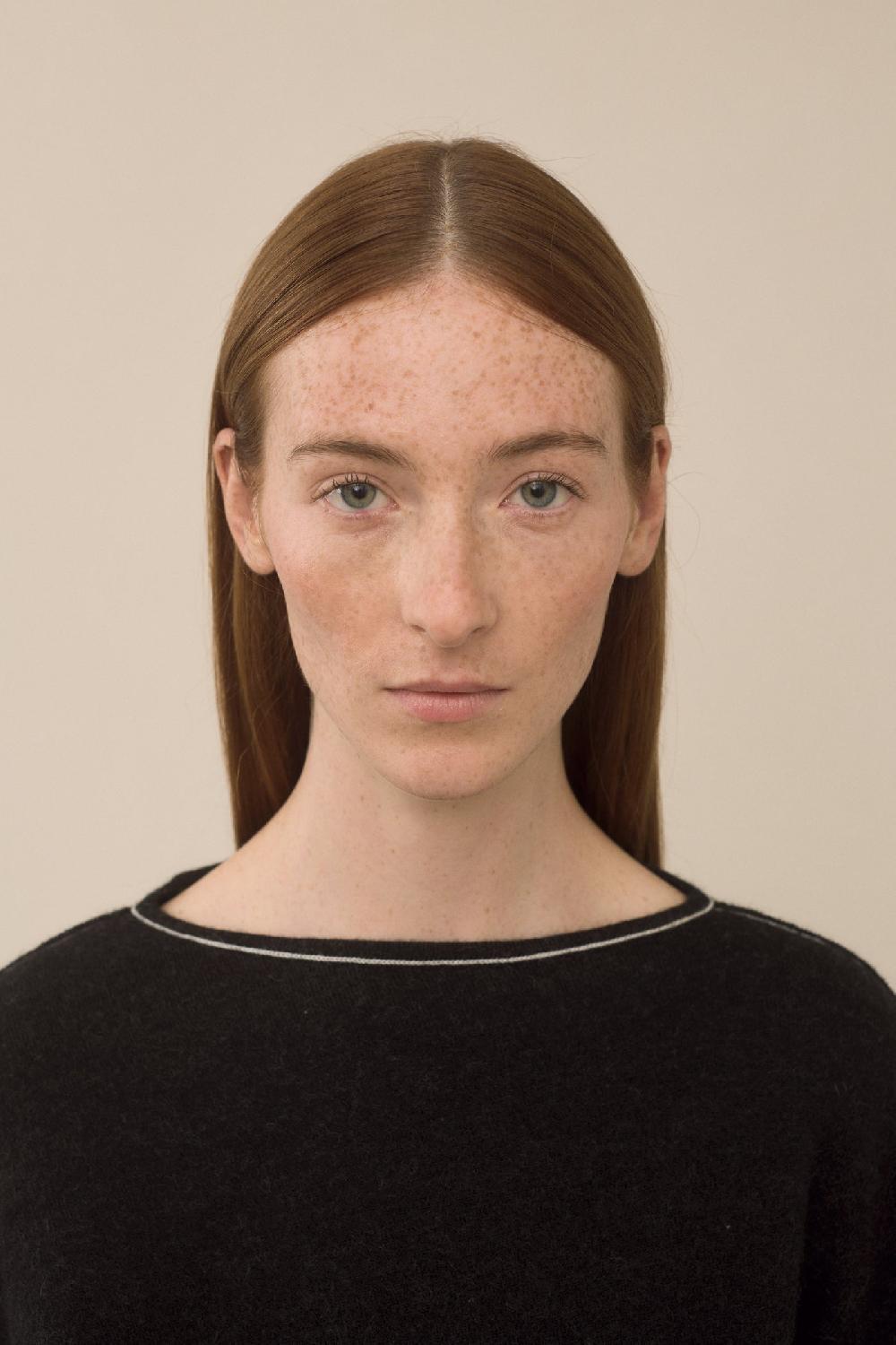 Lauren Manoogian STITCH BUTTON PULLOVER BLACK MELANGE