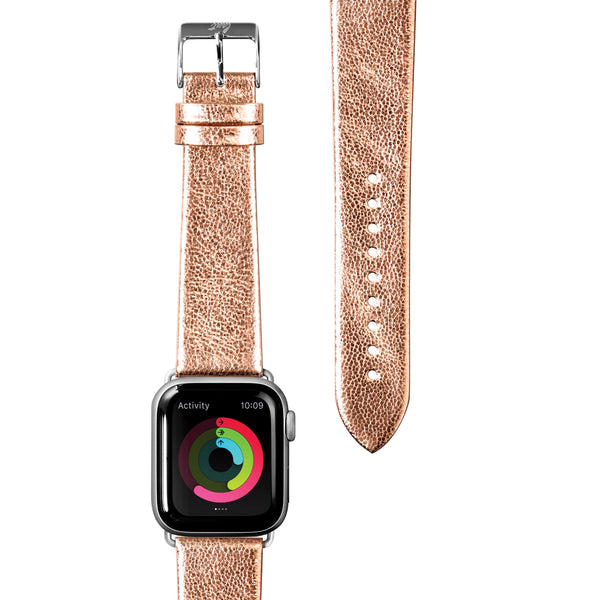 Laut METALLIC Leather Watch Strap For Apple Watch Series 4-10 & SE & ULTRA