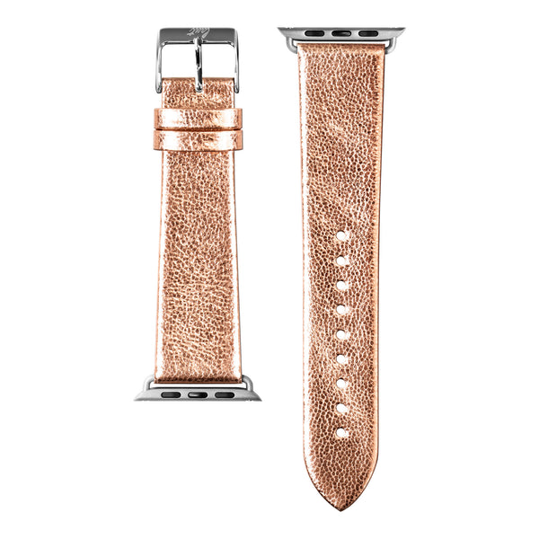 Laut METALLIC Leather Watch Strap For Apple Watch Series 4-10 & SE & ULTRA