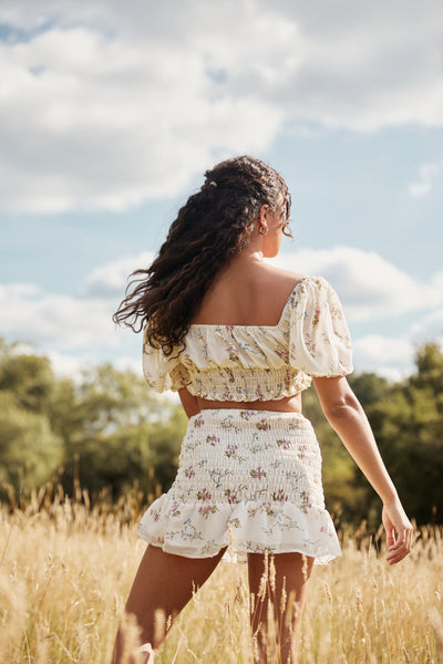 Lavand Ama Top And Skirt Set