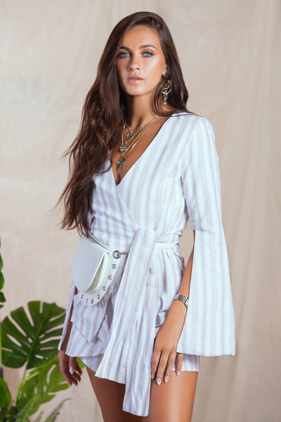 lavand Canne Wrap Top