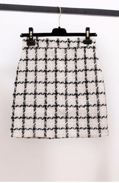 Lavand Coco Tweed Skirt