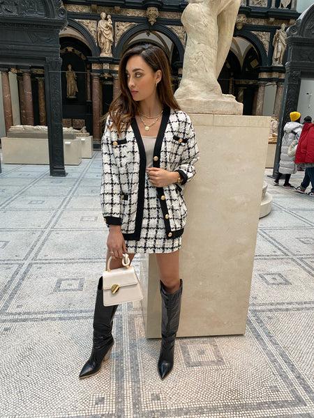 lavand Coco Tweed Skirt