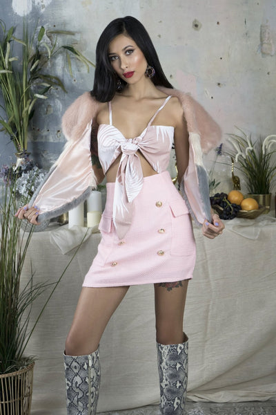 lavand Emanuella Pink Tie Top