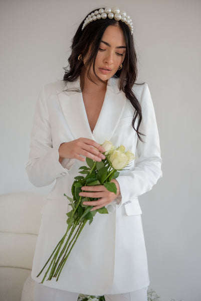 Lavand Sienna White Blazer