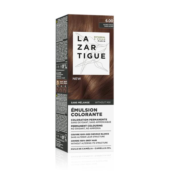 lazartigue Emulsion Colorante 6.00 Dark Blond Permanent Haircolor