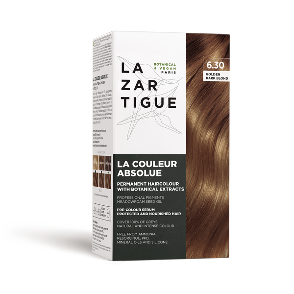 lazartigue LA COULEUR ABSOLUE 6.30 GOLDEN DARK BLOND Permanent haircolor