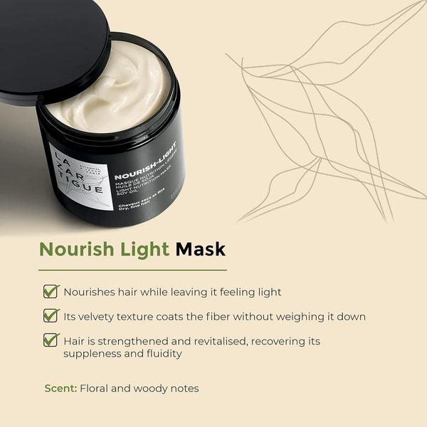 Lazartigue Nourish-Light Mask For Fine Hair