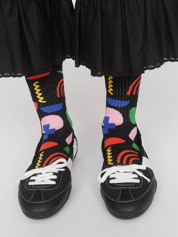 Lazy Oaf Abstract Socks