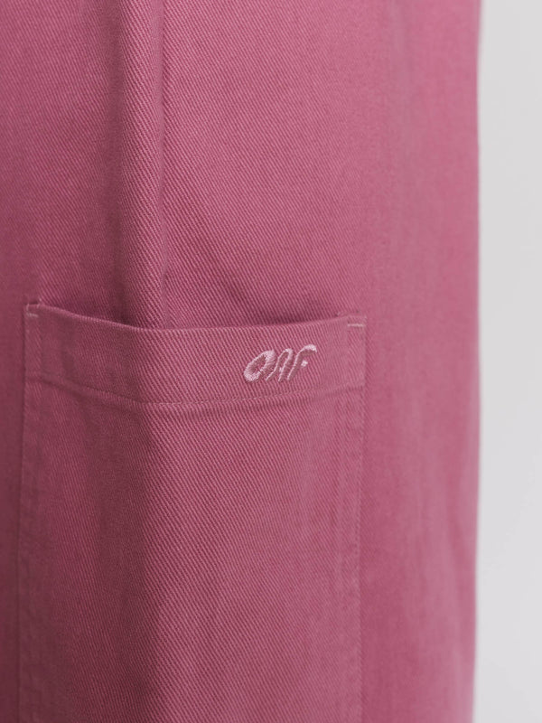 Lazy Oaf Bev Pink Barrel Leg Pants