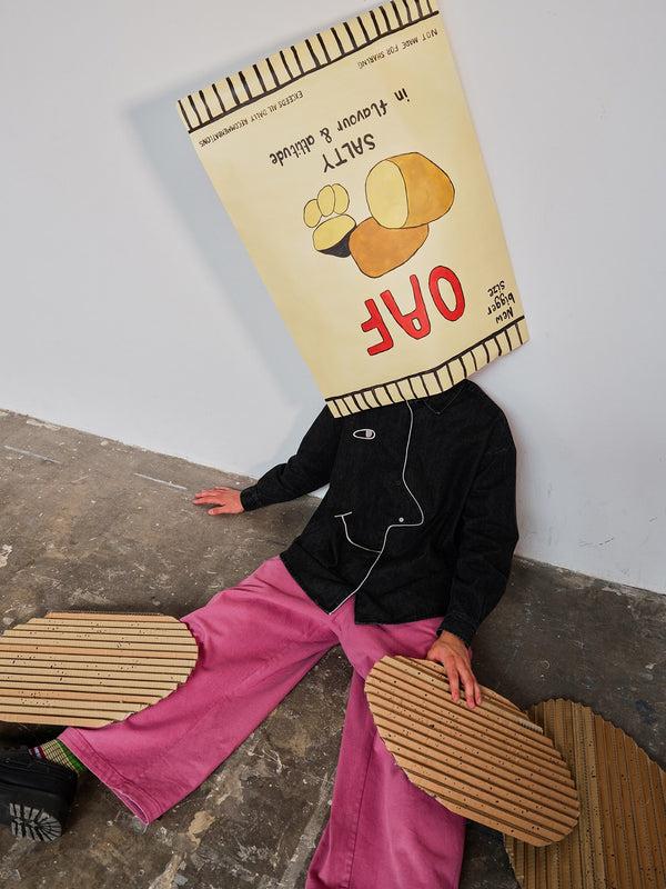 Lazy Oaf Big Face Denim Shirt