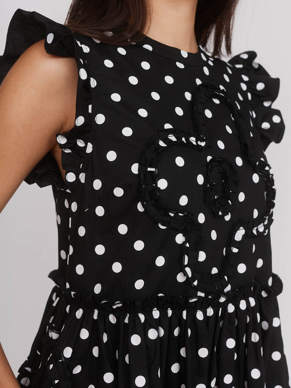 Lazy Oaf Big Polka Dot Flower Dress