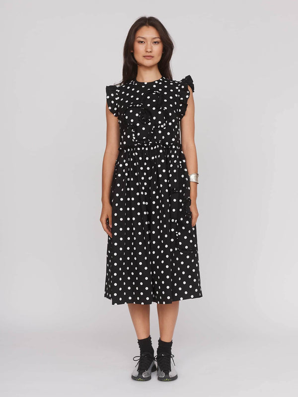 lazy oaf Big Polka Dot Flower Dress