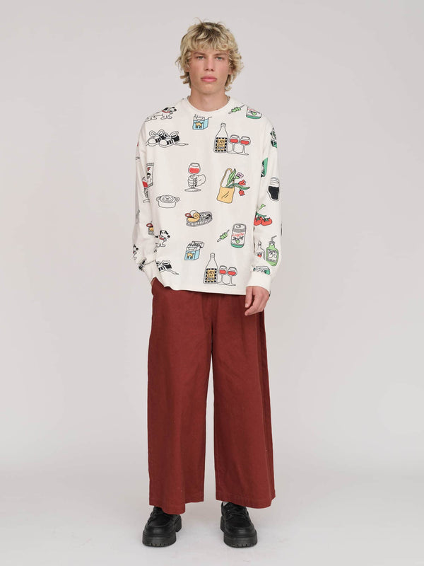 Lazy Oaf Bits And Pieces Long Sleeve Tee