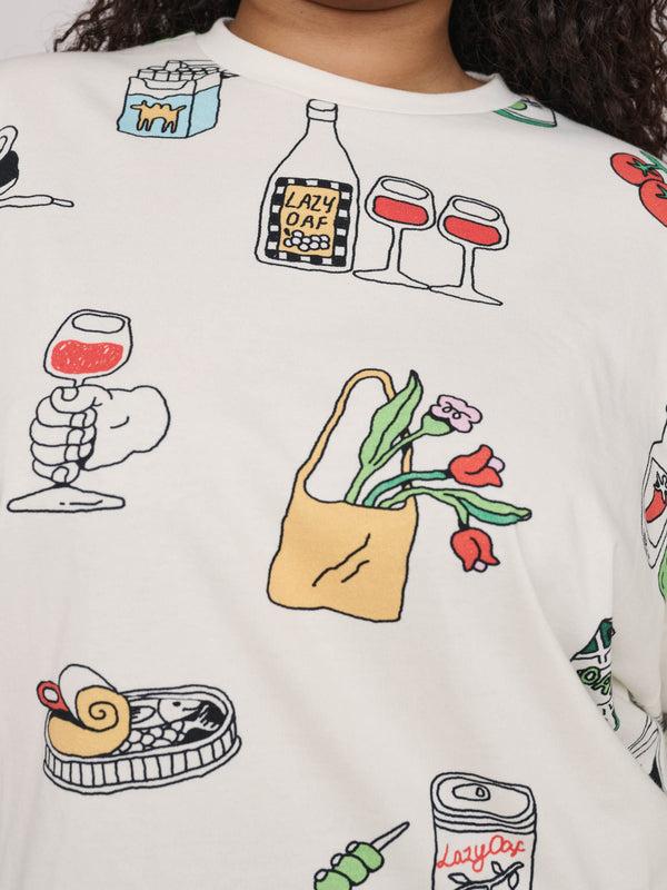 Lazy Oaf Bits And Pieces Long Sleeve Tee
