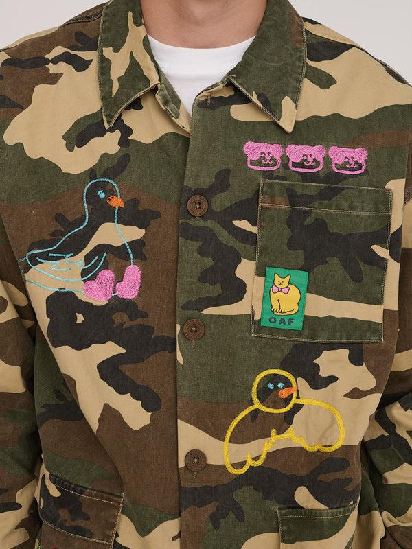 Lazy Oaf Camo Pals Shacket