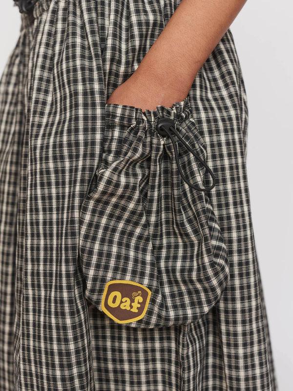 Lazy Oaf Checked Out Black Skirt