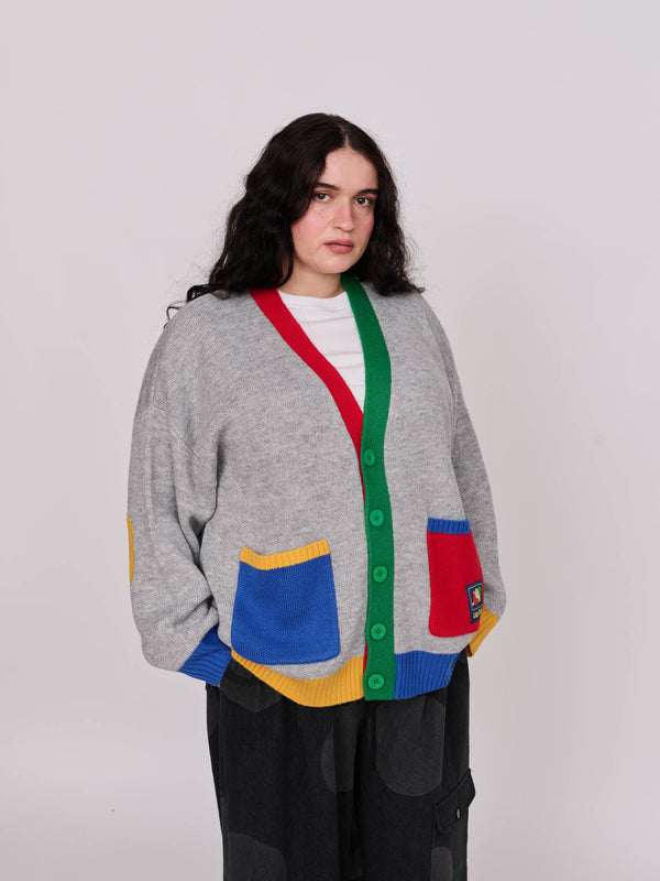 Lazy Oaf Colour Block Cardigan