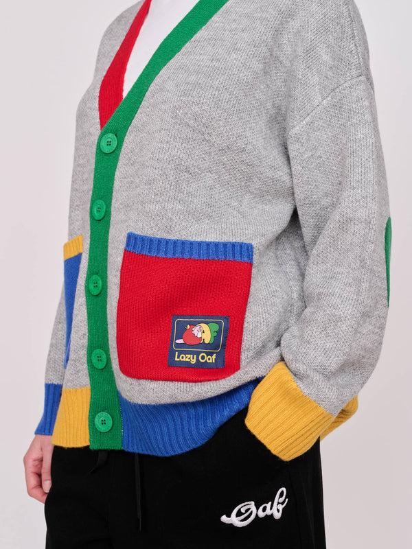 Lazy Oaf Colour Block Cardigan