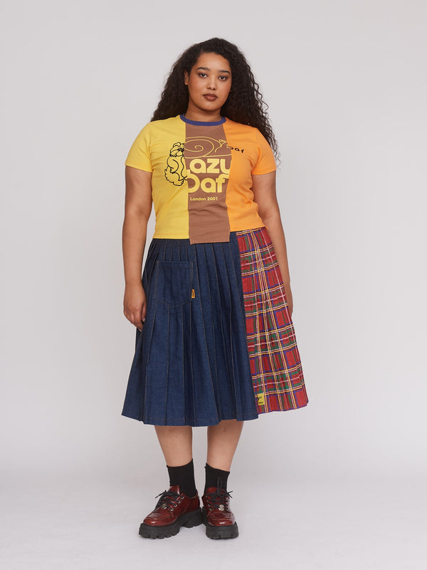 Lazy Oaf Cut And Sew Fitted Tee
