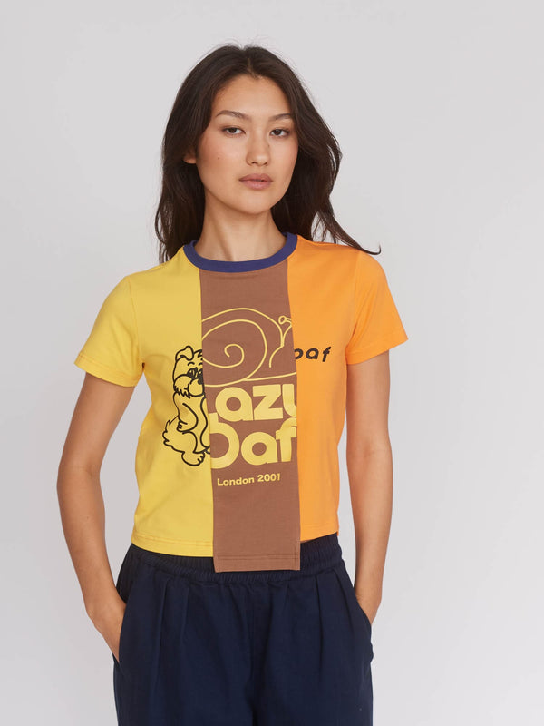 lazy oaf Cut And Sew Fitted Tee