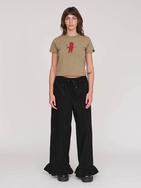 Lazy Oaf Devil In The Detail Fitted Tee