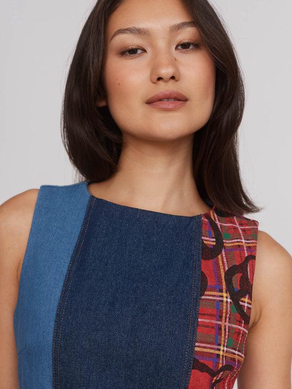 Lazy Oaf Double Denim Dress