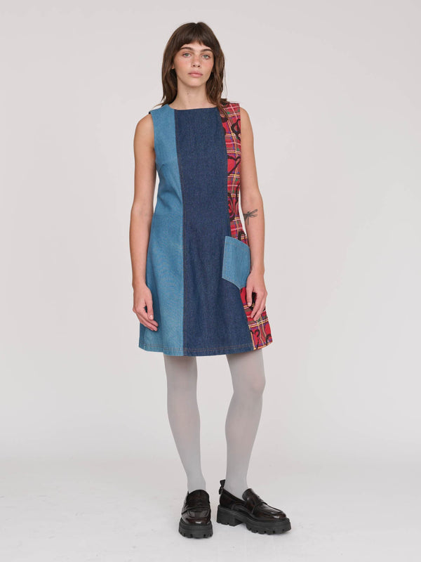 Lazy Oaf Double Denim Dress