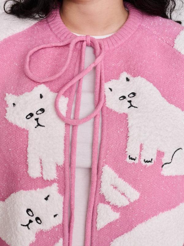 Lazy Oaf Floating Kitty Cardigan
