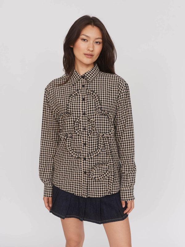 lazy oaf Gingham Flower Set