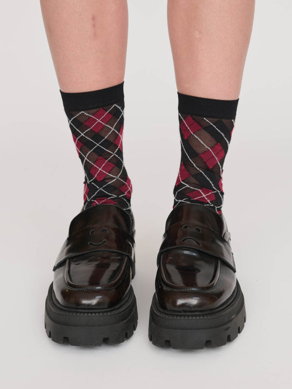 lazy oaf Happy Sad Cut Out Loafer