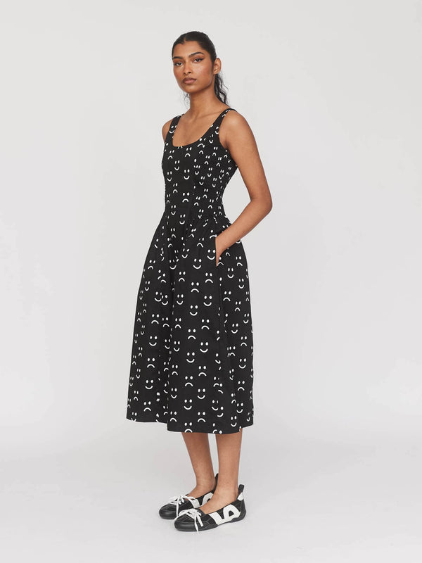 Lazy Oaf Happy Sad Sleeveless Dress