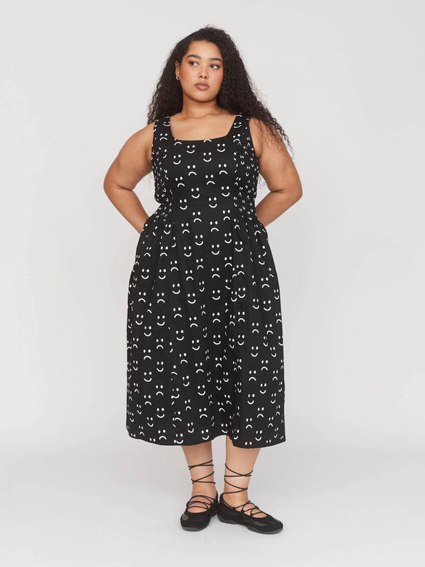 Lazy Oaf Happy Sad Sleeveless Dress