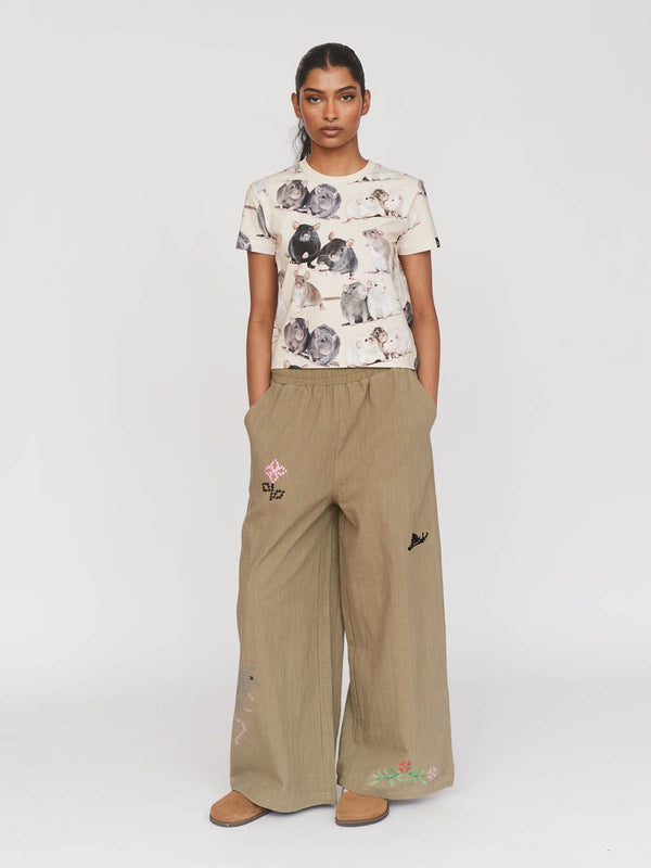 Lazy Oaf Having Regrats Fitted Tee