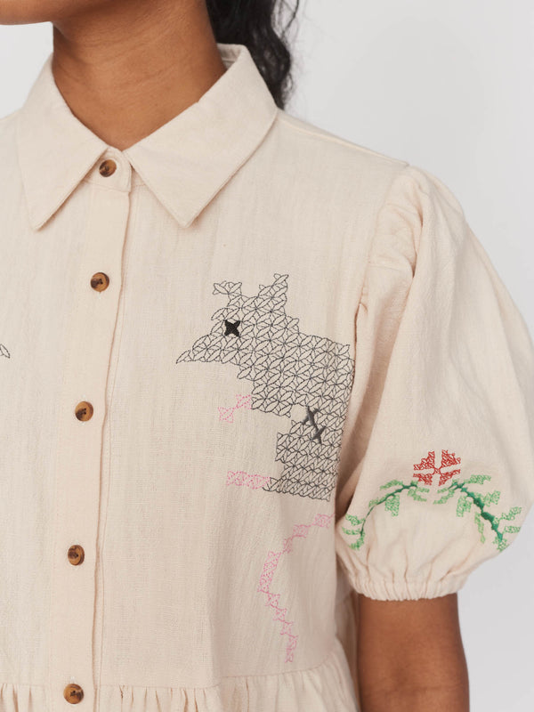 Lazy Oaf Hug A Rat Smock Dress