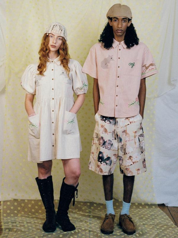 Lazy Oaf Hug A Rat Smock Dress
