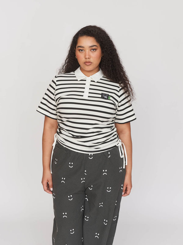 Lazy Oaf Lazy Rouched Rugby Top