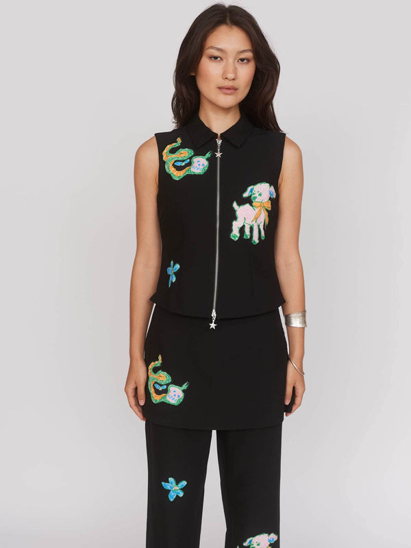 Lazy Oaf Little Lambs Zip Up Top