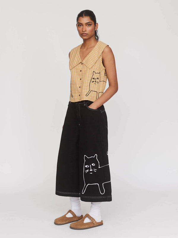 Lazy Oaf Nine Lives Cropped Trousers