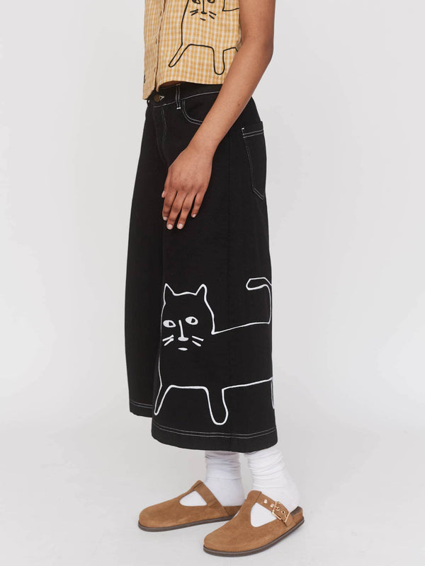 Lazy Oaf Nine Lives Cropped Trousers