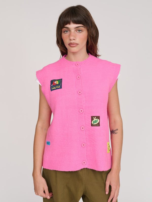 Lazy Oaf Oaf Labels Button Through Vest