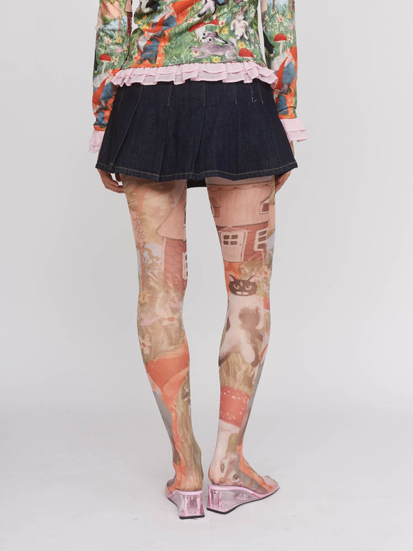 Lazy Oaf Outsiders Division X Lazy Oaf Tights