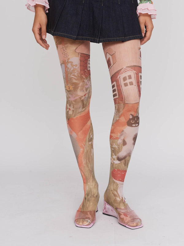 Lazy Oaf Outsiders Division X Lazy Oaf Tights