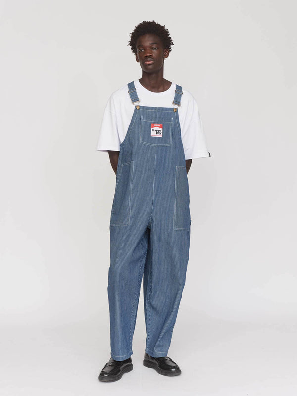 lazy oaf Pinstripe Oversized Dungarees
