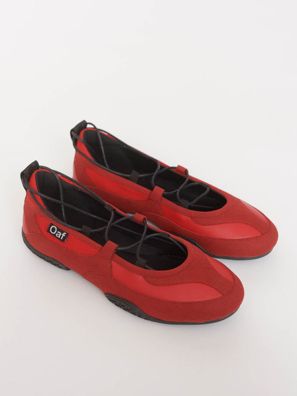 Lazy Oaf Red Slimbo Ballet Sneakers